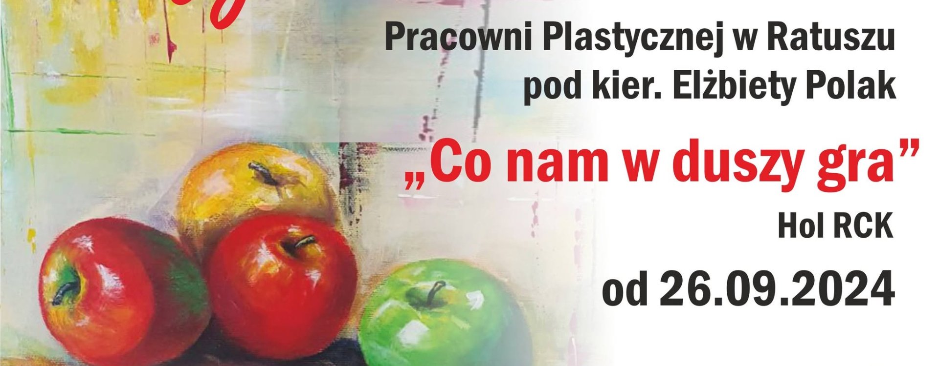 Vernissage of the Painting Exhibition by the Art Studio in the City Hall, led by Elżbieta Polak