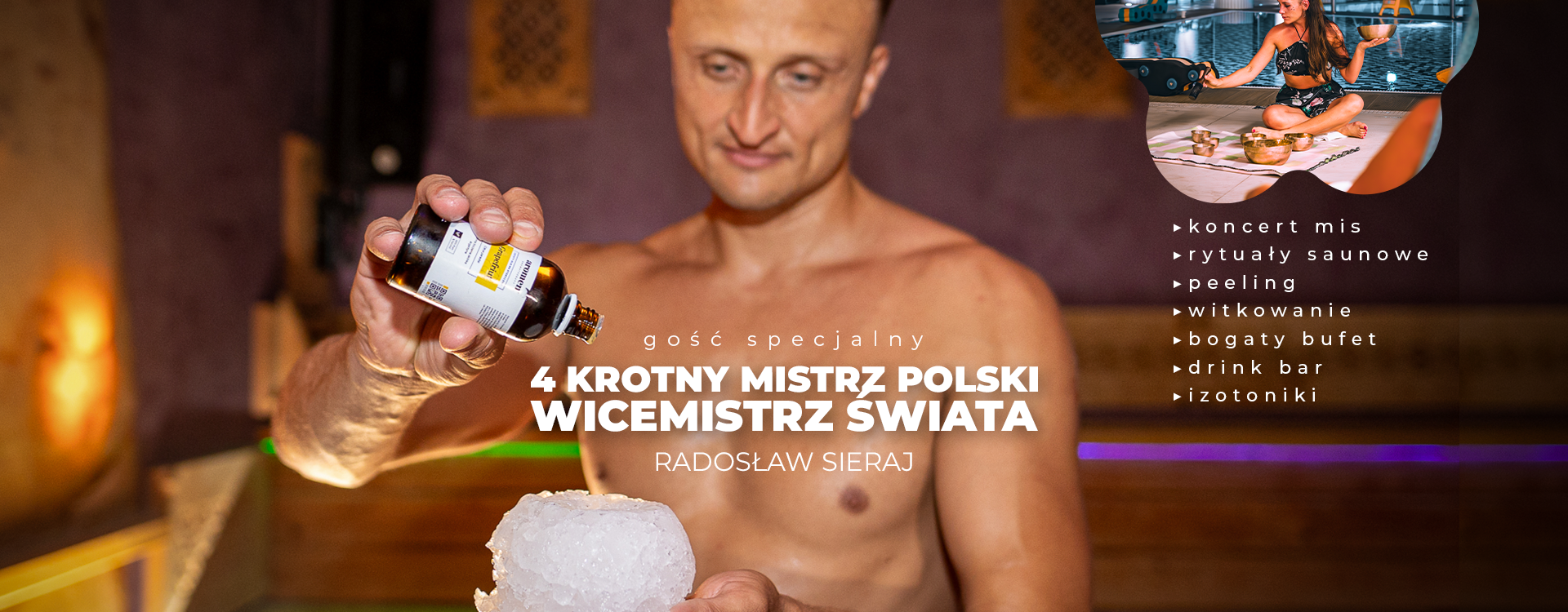 27.06 Noc Saunowa z Wicemistrzem Świata Saunamistrzów