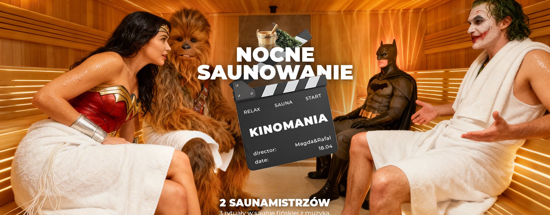 18.04 Saunanacht mit zwei Saunameistern