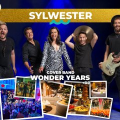 Sylwester w Kołobrzegu - koncert na żywo! zespół WONDER YEARS + DJ, Kolacja + Open Bar