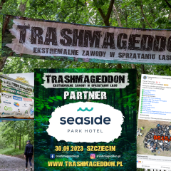 Almost 10 tons of trash during