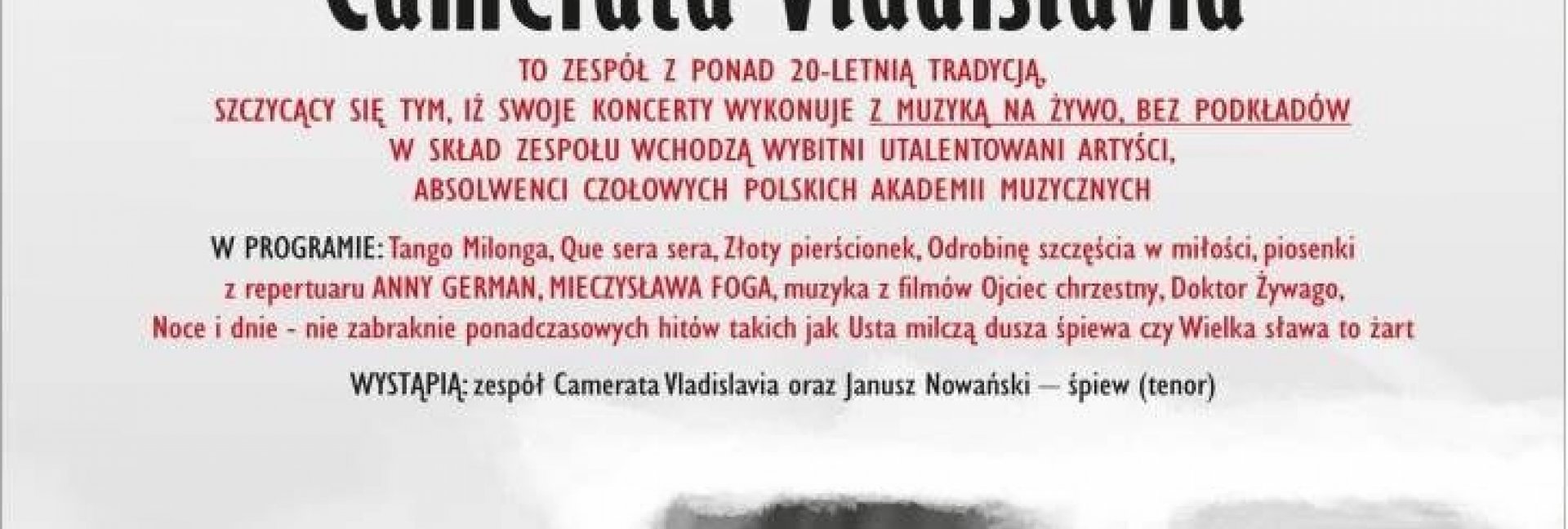 Koncert zespołu Camerata Vladislavia