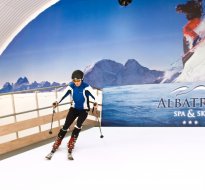 Stok narciarski nad morzem