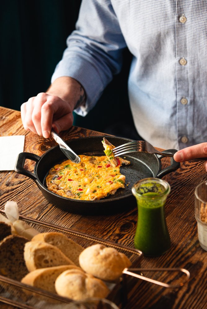 Omlet z dodatkami ? idealne śniadanie w Krakowie na każdą porę dnia