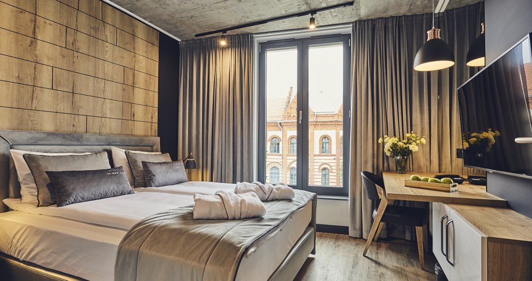 Modern furniture paired with classic accents