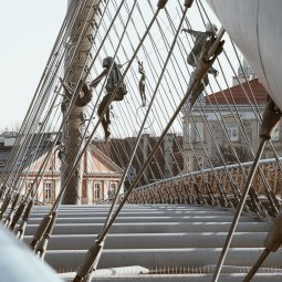 The beauty of architectural details in the urban landscape