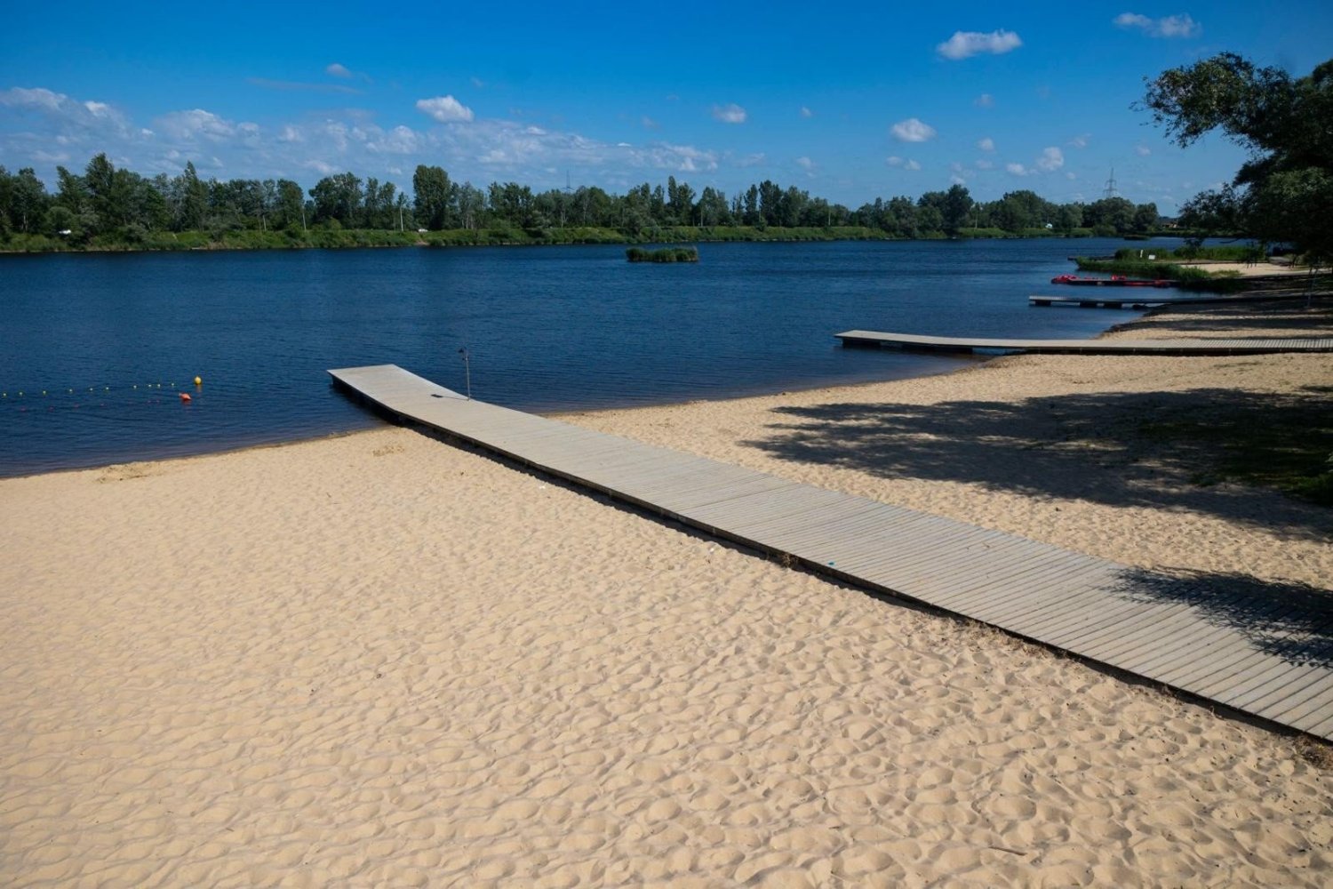 Swimming pool in the recreation area near Słomniki