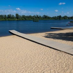 Swimming pool in the recreation area near Słomniki