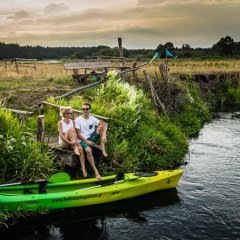 Canoeing on the Nida River