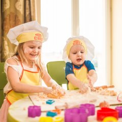 Playground and playroom for children