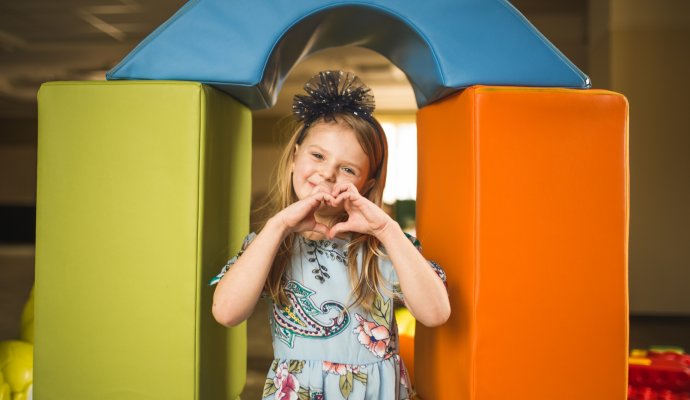 Playground and playroom for children