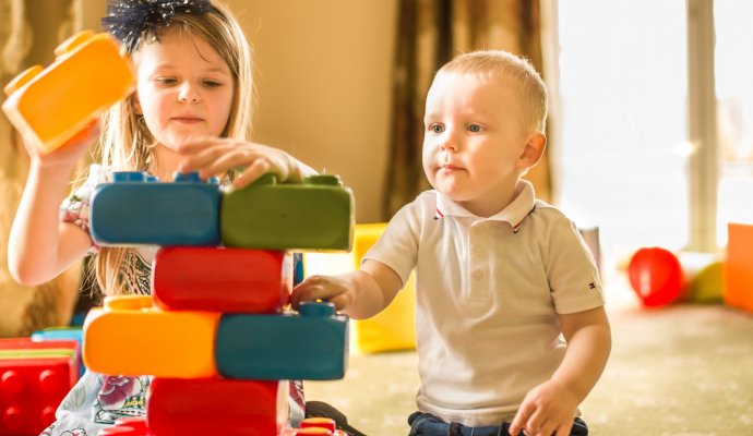 Playground and playroom for children