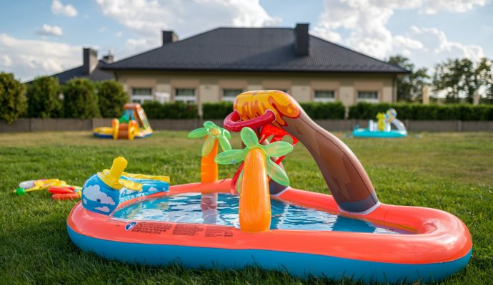 Playground and playroom for children