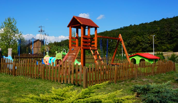 Playground and playroom for children