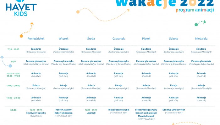 Wakacjyjne animacje