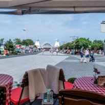 Right by the pier in Międzyzdroje