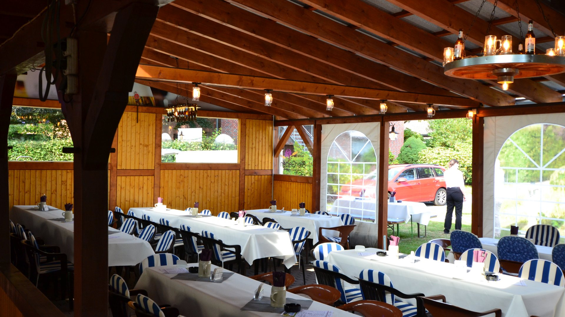 Die Speise- und Getränkekarte