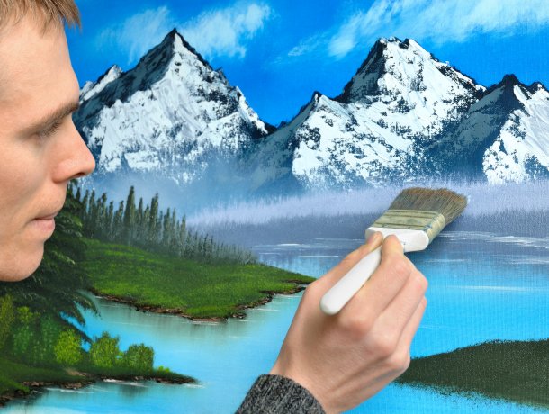 Malkurs Bob-Ross®-Landschaften