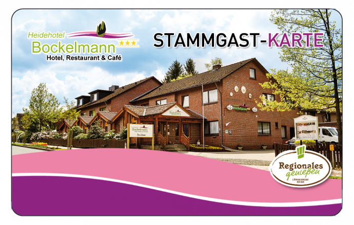 Bestellen Sie jetzt Ihre persönliche Stammgast-Karte und