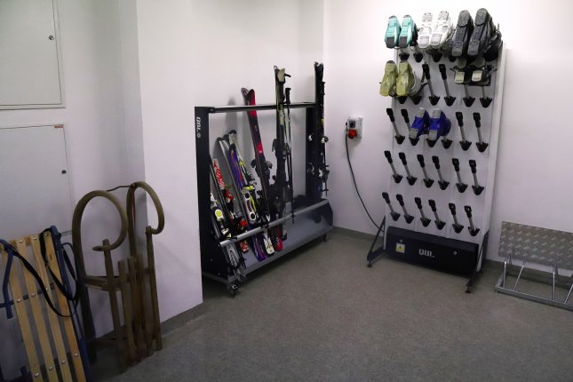 Bezpečné uložení lyžařského vybavení