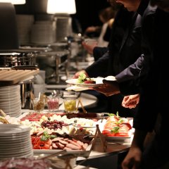 Buffetmenü für Konferenzgäste