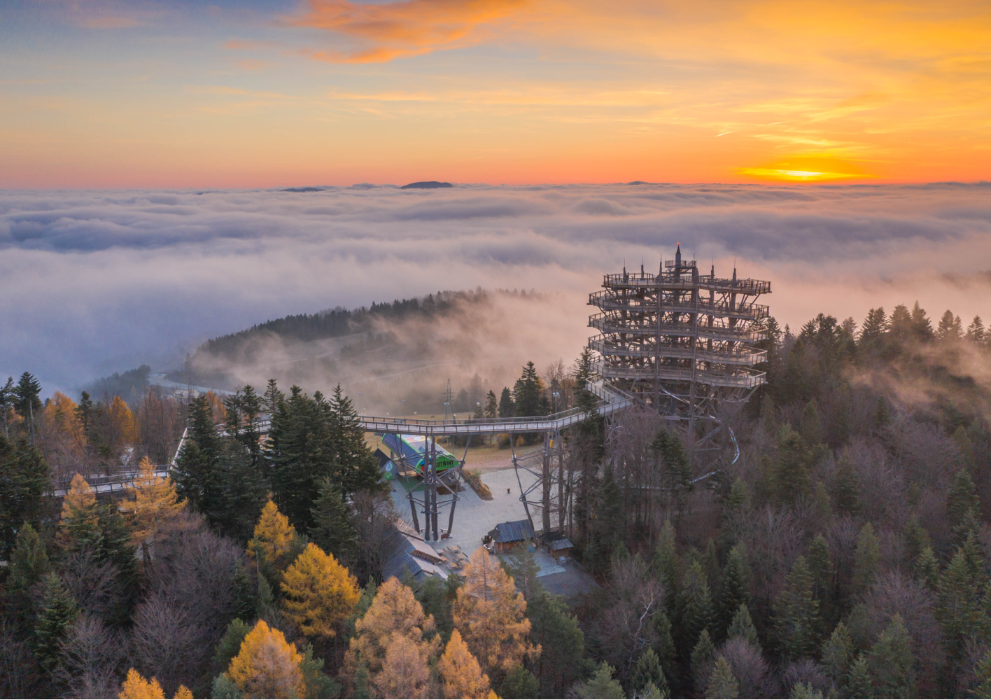 Wieża widokowa Słotwiny – niezwykła atrakcja w Krynicy-Zdroju