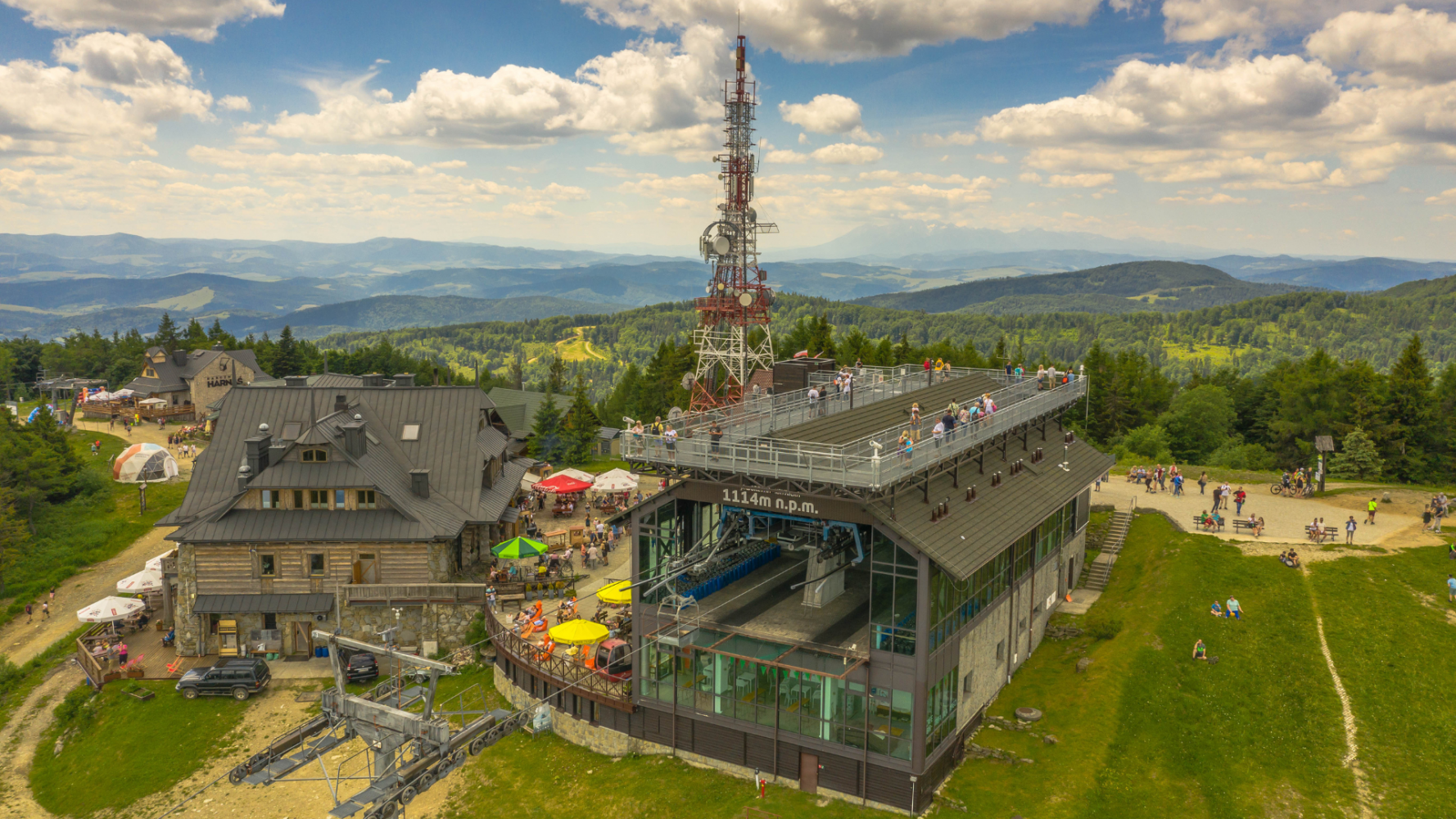 Jaworzyna Krynicka - szlaki, wjazd gondolą, trasy