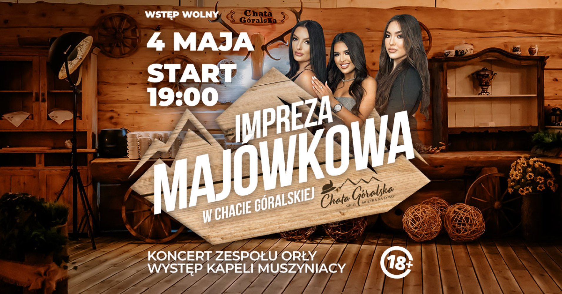 Impreza Majówkowa w Chacie Góralskiej 