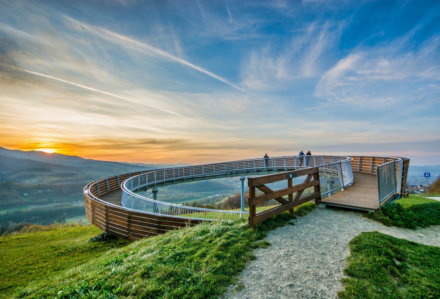 Platforma widokowa - Ślimak w Woli Kroguleckiej perła w koronie Beskidu Sądeckiego