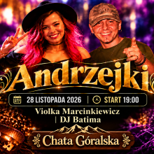 ANDRZEJKI 2026 w Hotelu Czarny Potok w Krynicy Zdr&oacute;j 