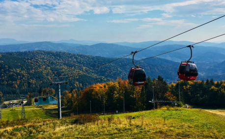Kolej gondolowa na Jaworzynę Krynicka - 900 m od hotelu