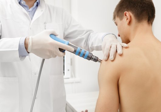 Physical therapy - ultrasound, shock wave and Focus RF+