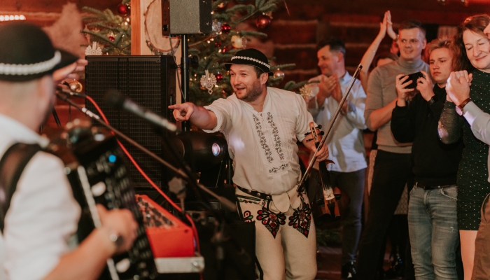 Koncert zespołu BACIARY w Chacie Góralskiej Hotelu Czarny Potok w Krynicy Zdrój 
