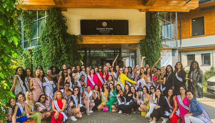 Miss Supranational 2023 w Hotelu Czarny Potok w Krynicy Zdrój