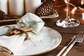 corporate Christmas party in the Esterante restaurant