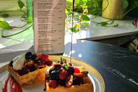 Breakfast in krakow's Kazimierz