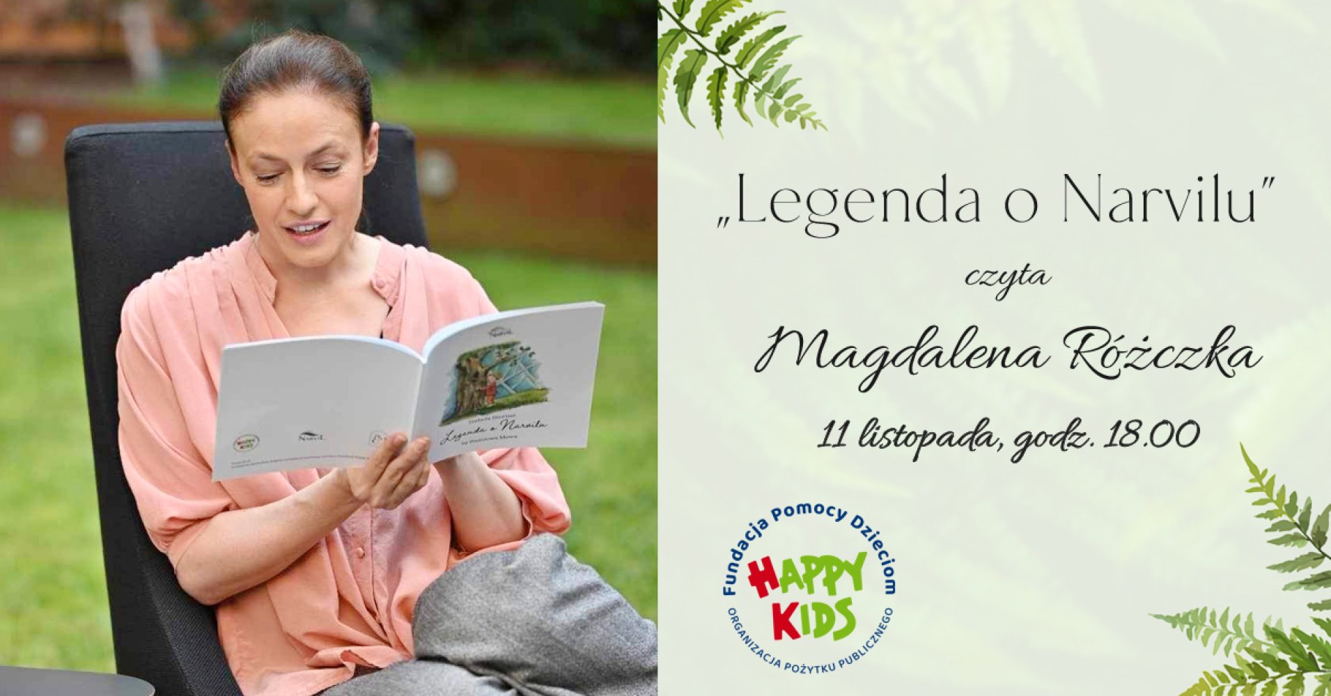 / 11 LISTOPADA / Legenda o Narvilu” - Magdalena Różczka czyta dzieciom
