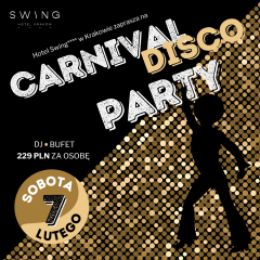 Ostatki w Krakowie - impreza karnawałowa DISCO PARTY