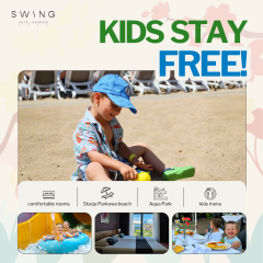 In May – kids stay FREE!