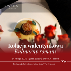 Kolacja walentynkowa w Restauracji Quickstep