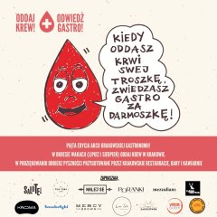 Oddaj krew - odwiedź gastro!