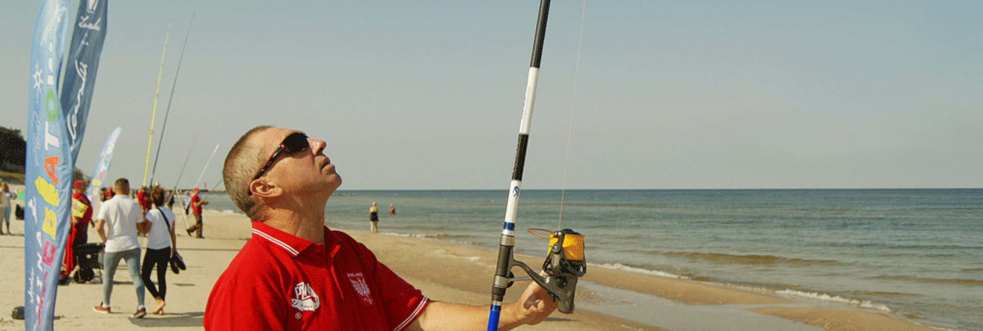 Otwarte spotkanie z Mistrzami Polski Surfcastingu Mrzeżyno, plaża przy Hotelu ZALEWSKI****.