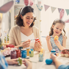 Wielkanoc w rodzinnym gronie nad morzem