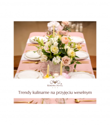 Jakie są kulinarne trendy na przyjęcie weselne 2023?