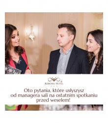 Oto pytania, które usłyszysz od managera sali weselnej na ostatnim spotkaniu przed przyjęciem. Koniecznie musisz znać na nie odpowiedź!