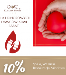 Rabaty dla Honorowych Krwiodawców
