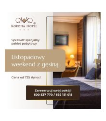 Listopadowy weekend z gęsiną - pakiet już dostępny.