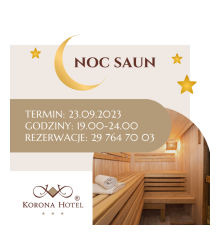 Zapraszamy na "Noc Saun"