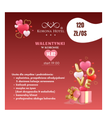 Już 14.02 Walentynkowa kolacja w Restauracji Miodowej