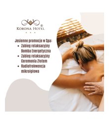 Jesienne promocje w Strefie SPA Korona Hotel
